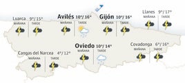 El tiempo en Asturias: esta es la previsión para este lunes, 27 de enero