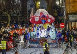 Desfile de Galiana en una pasada edición del Antroxu de Avilés.