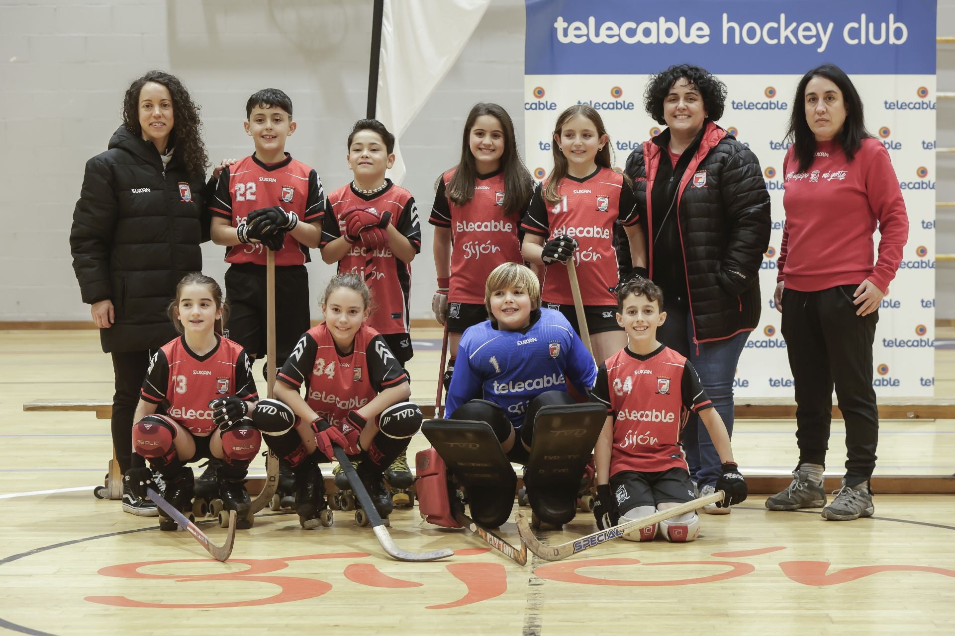 El Telecable Gijón Hockey presenta a todos sus equipos