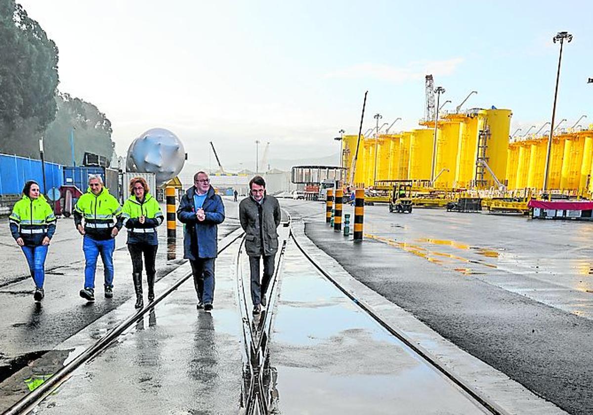 Mejoras realizadas recientemente en el muelle de Valliniello.