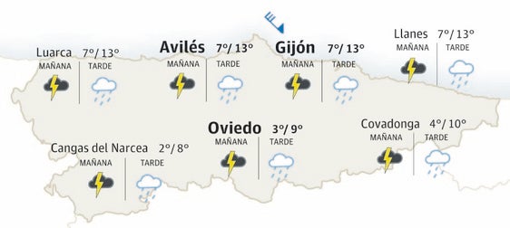 El tiempo en Asturias: esta es la previsión para este jueves, 30 de enero