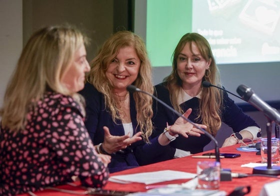 Mónica Yugueros, Susana Alfageme y Elena Cuervo.