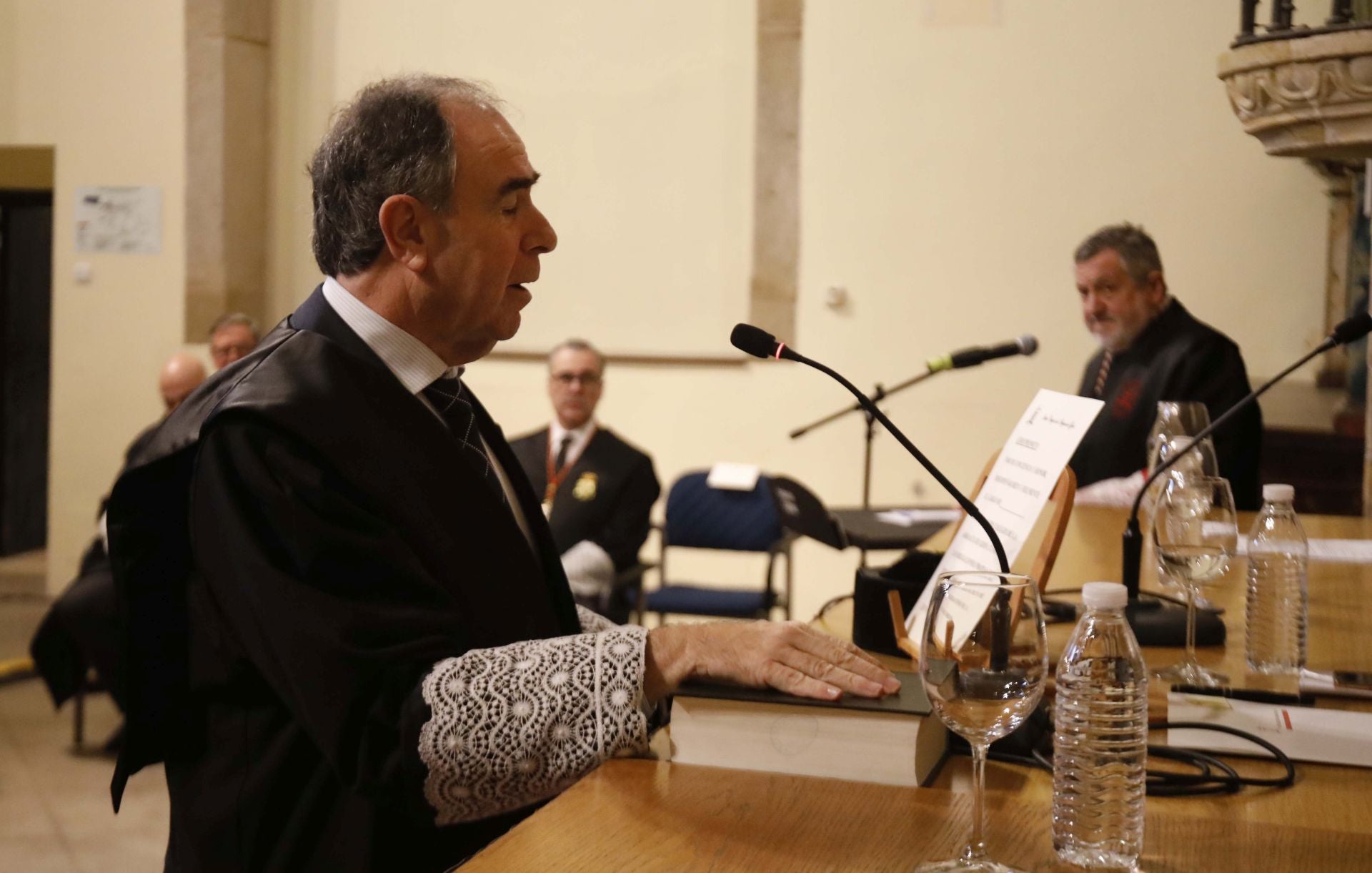 Gijón celebra la toma de posesión de Benigno Villarejo como decano del Colegio de la Abogacía