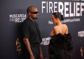 Kanye West y Bianca Censori.