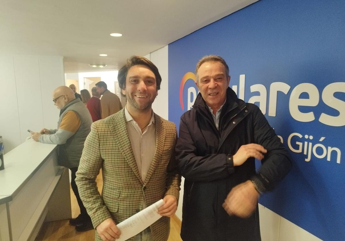 Ruiz y Del Pino coincidieron por la tarde en la sede en la entrega de sus listas.