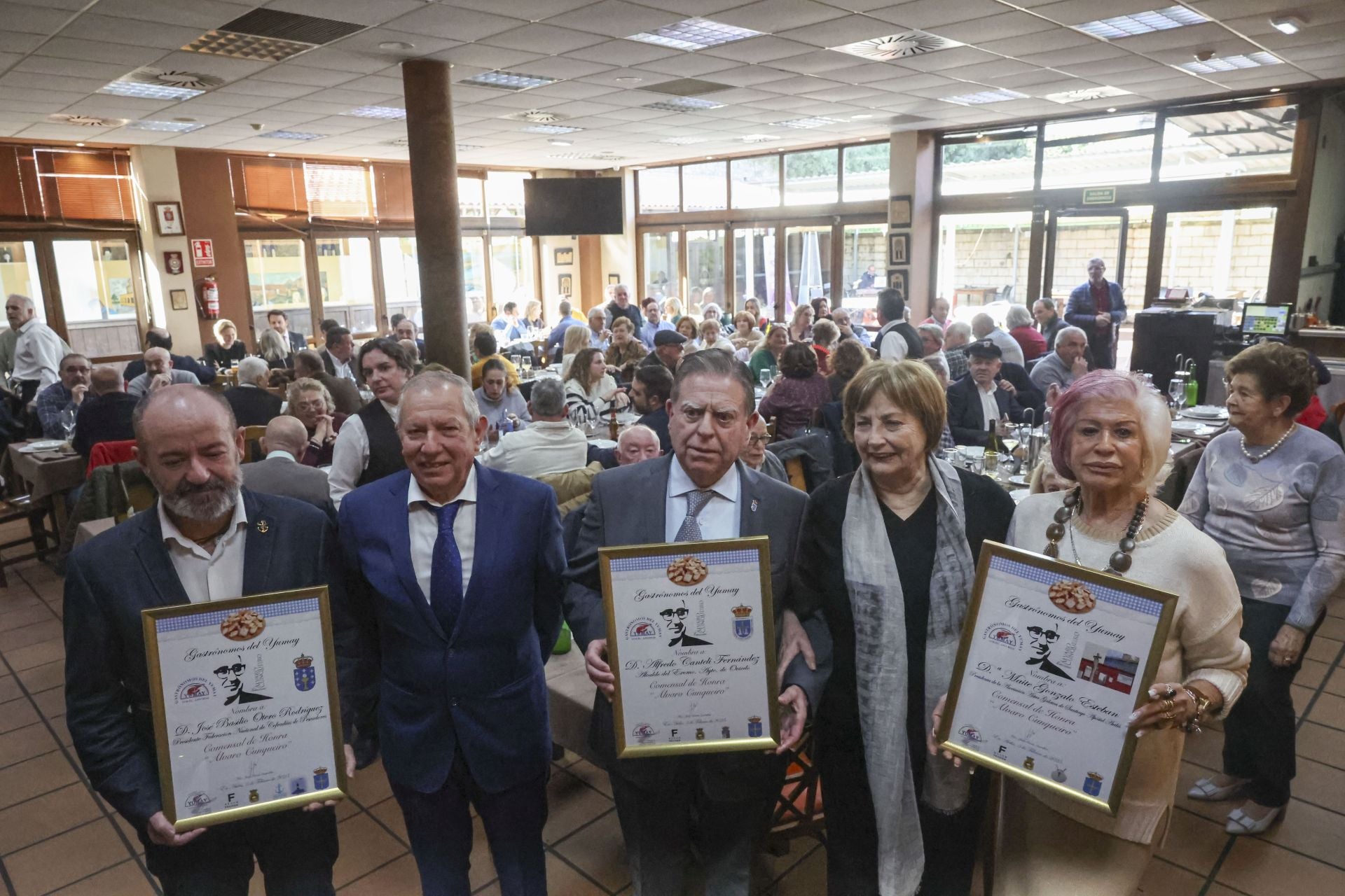 Entrega de los premios &#039;Comensales de Honra Álvaro Cunqueiro&#039; de los Gastrónomos del Yumay