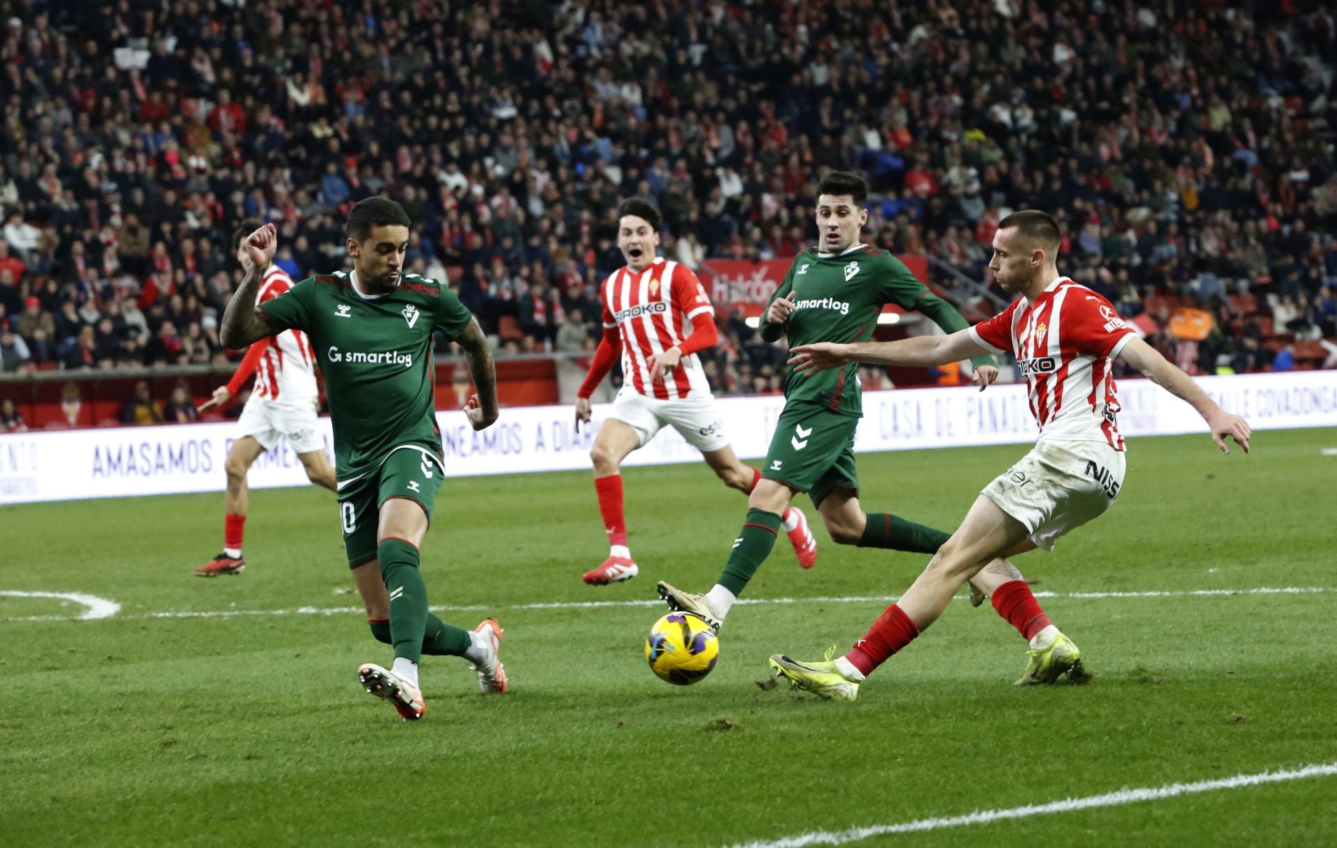 Las mejores jugadas del Sporting 0-0 Eibar, en imágenes