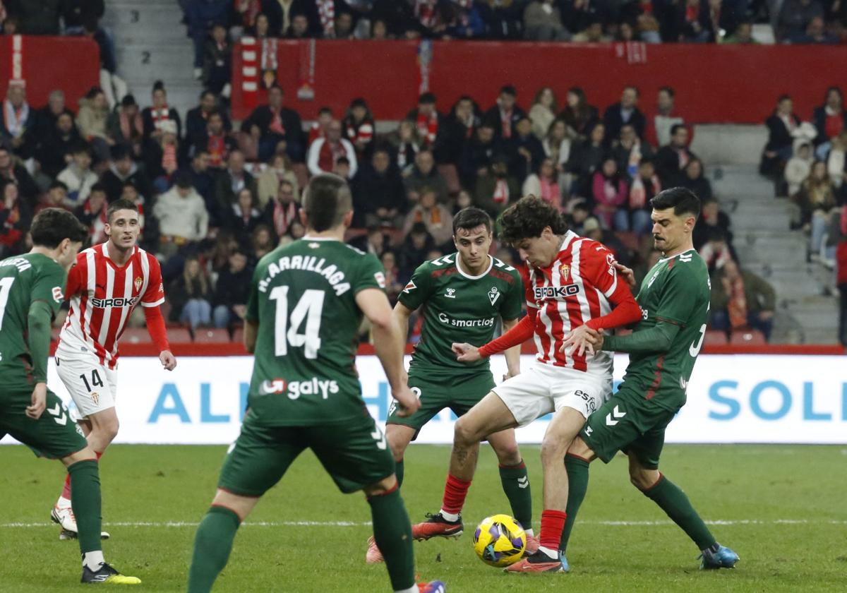 Las mejores jugadas del Sporting 0-0 Eibar, en imágenes