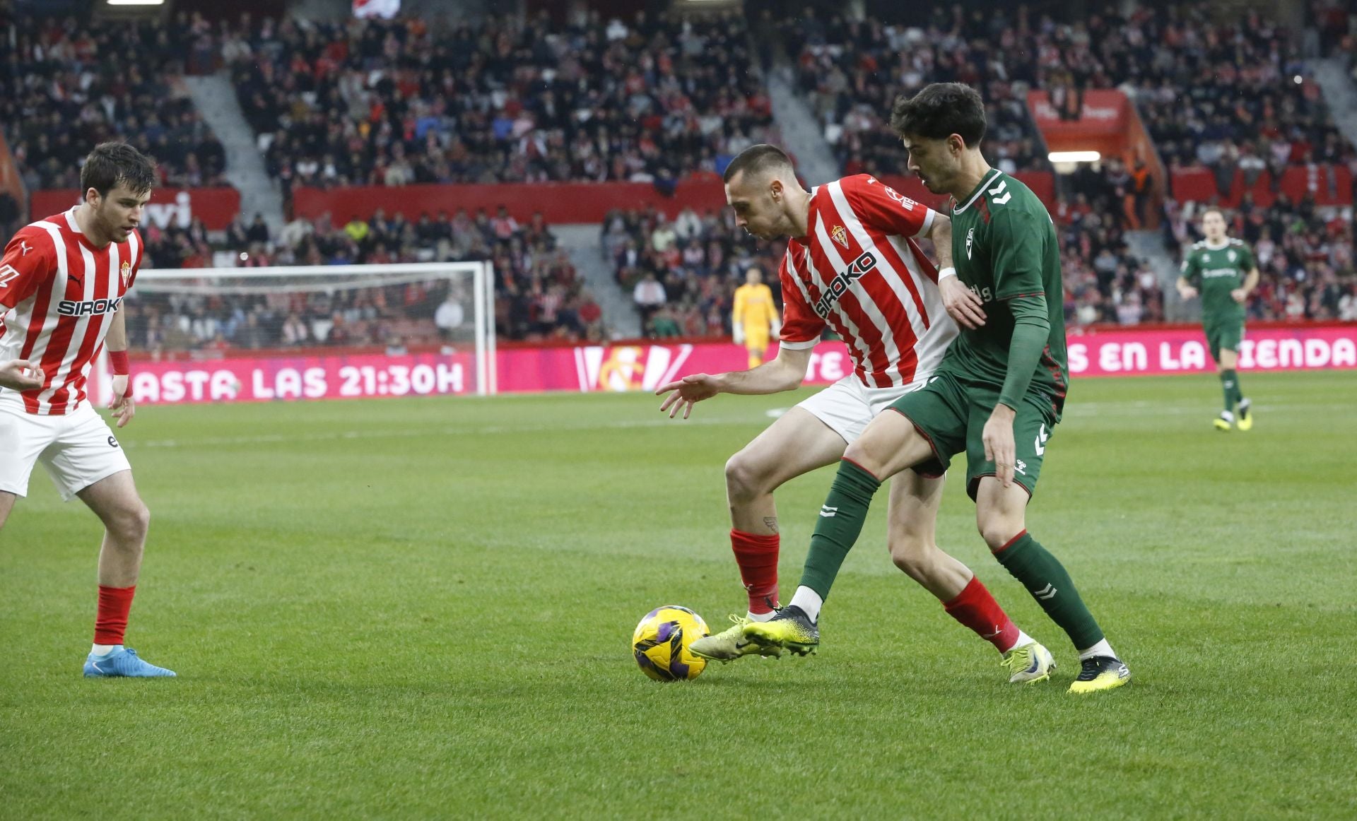 Las mejores jugadas del Sporting 0-0 Eibar, en imágenes