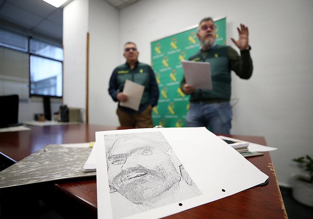 El retrato de 'Luisín', en primer término.