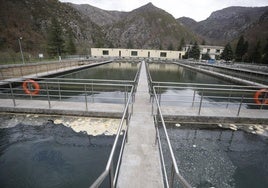 Instalaciones de tratamiento en Rioseco, explotadas por Cadasa.