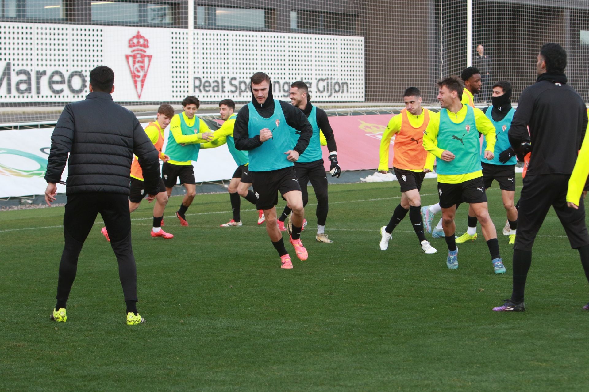 Entrenamiento del Sporting (15/02/2025)