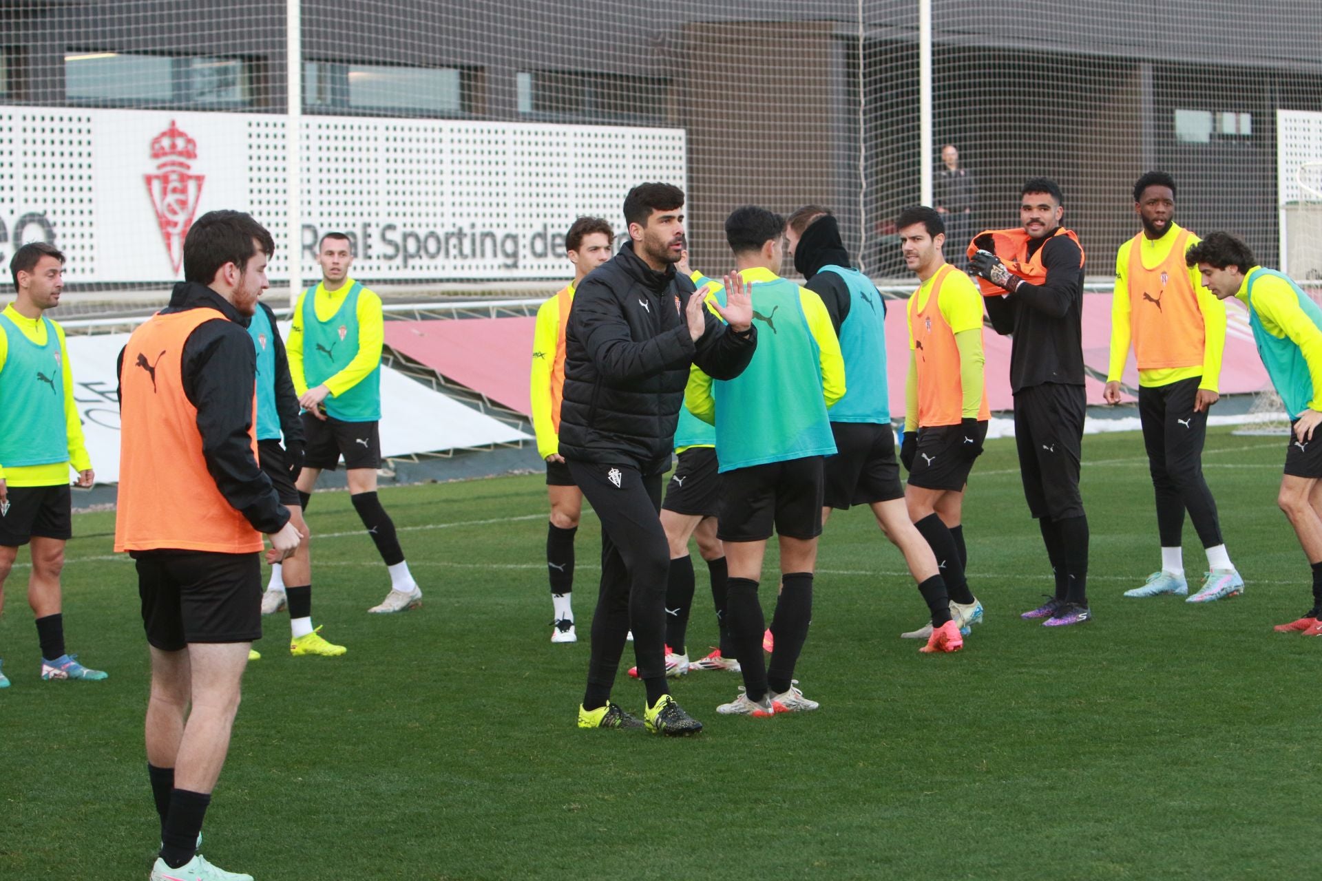 Entrenamiento del Sporting (15/02/2025)