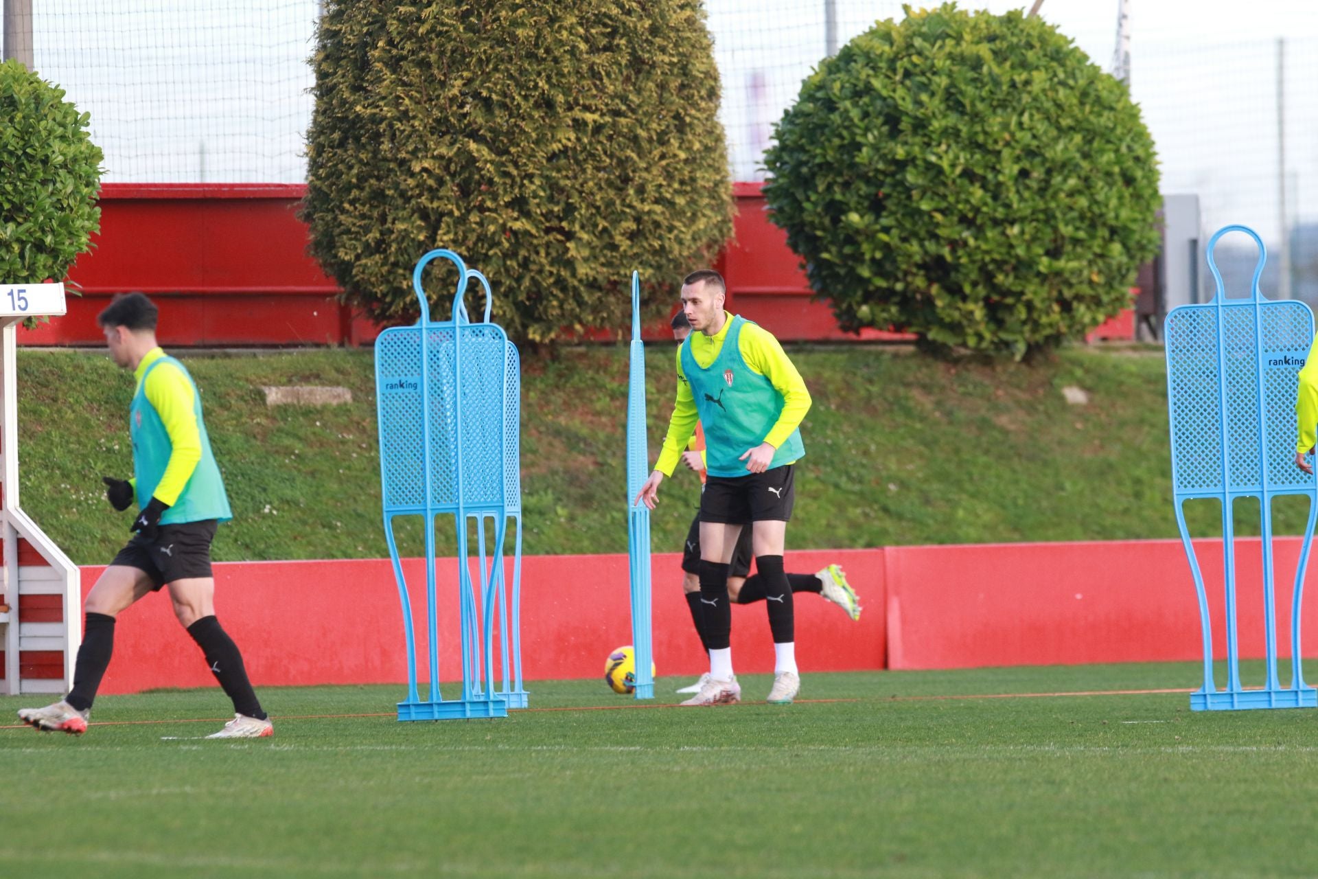 Entrenamiento del Sporting (15/02/2025)