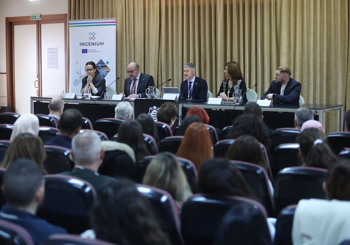 Inauguración de la Senior Winter School, en el campus del Milán.