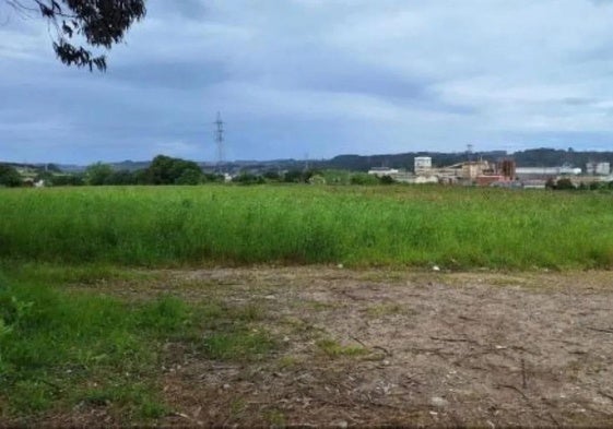 La zona en la que se proyecta el parque de baterías en Trasona, Corvera.
