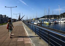 El Paseo Manuel Ponga de Avilés.