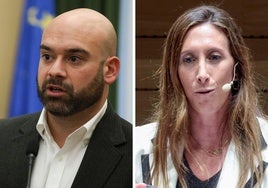 Jesús Martínez Salvador y Ángela Pumariega.