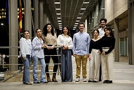 Bárbara Redondo, Patricia Quintana, Jaimar González, Lucía Fernández, Gonzalo Llorens, Tamara Martín, Héctor Fernández y Sophia Rollins.