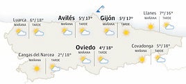 El tiempo en Asturias: esta es la previsión para este domingo, 23 de febrero