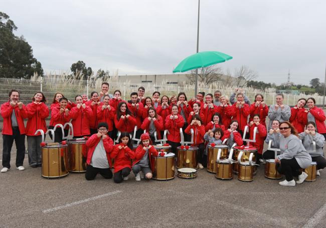 El grupo Los Tardones.