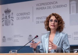 María Jesús Montero, ministra de Hacienda.