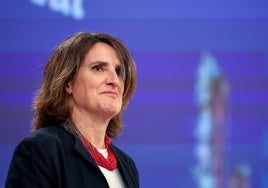 La vicepresidenta de la Comisión Europea para una Transición Limpia, Teresa Ribera.