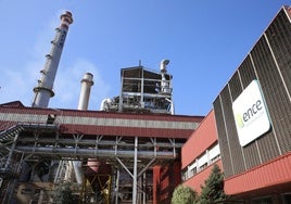 Planta de Ence en Navia.