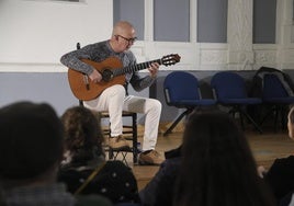 Armando Orbón en el homenaje a su tío, Julián Orbón.