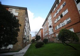 Grupo de viviendas de la Obra Sindical en Contrueces.