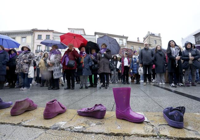 Imagen del último 8M en Avilés