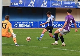 Final del partido: Real Avilés 2 (Javi Cueto y Natalio) - Valladolid Promesas 0