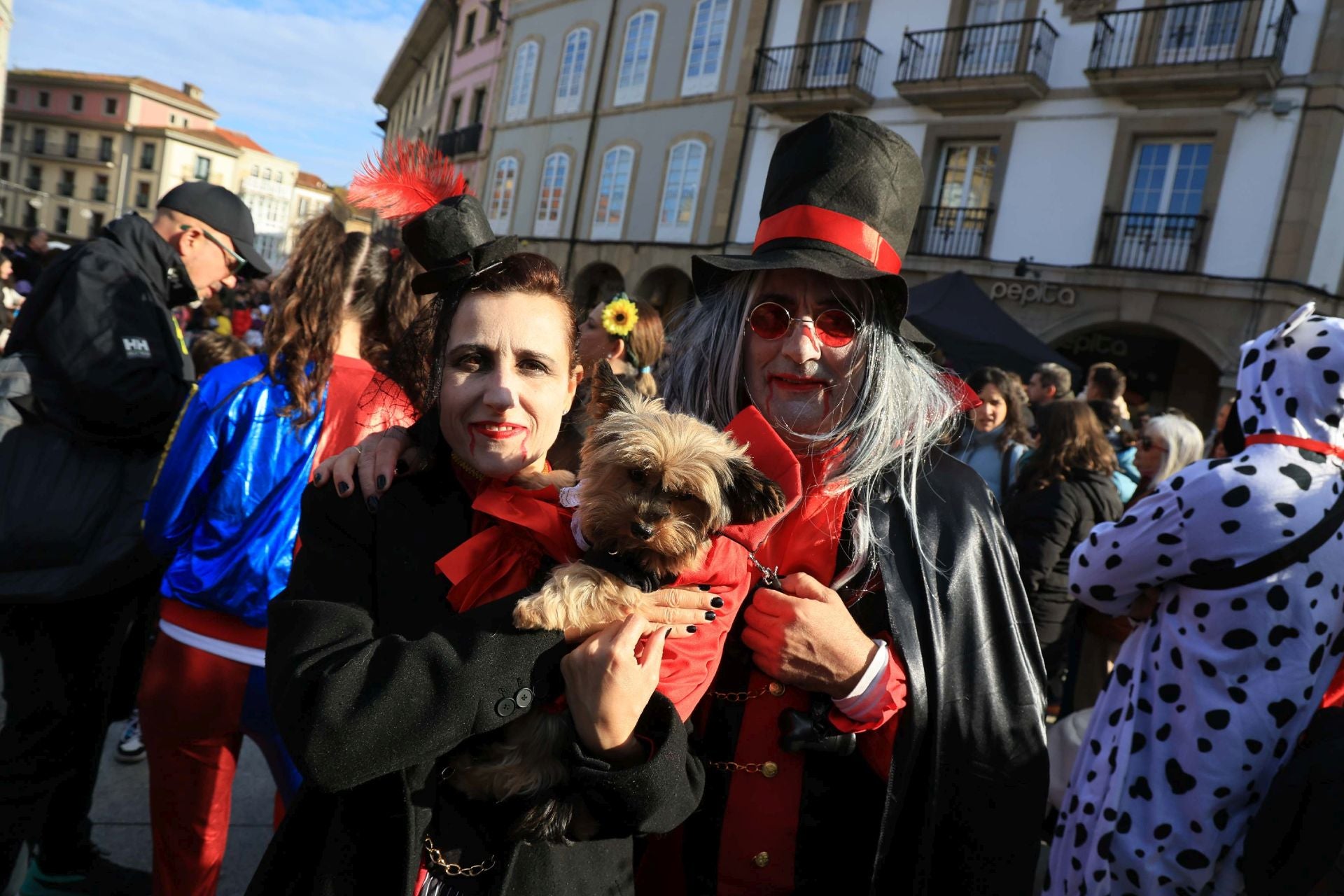 Las mascotas se van de Antroxu en Avilés