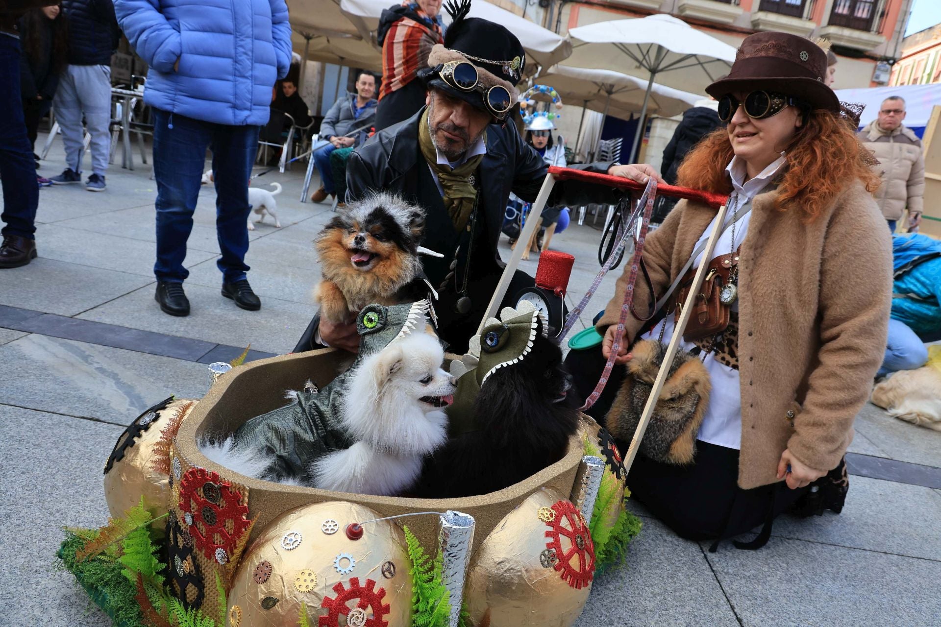 Las mascotas se van de Antroxu en Avilés