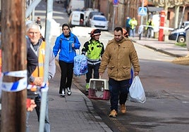 El día después de la explosión en Mieres, en imágenes