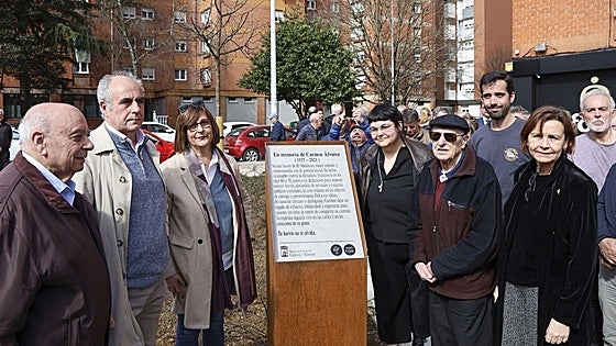 Carmen Álvarez ya es eterna en Gijón: «Es un acto de justicia con mayúsculas»