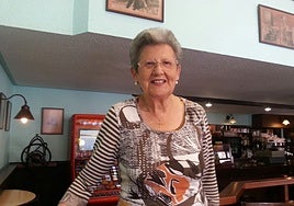Elena Suárez, en una cafetería próxima a la librería que fundó en 1981.