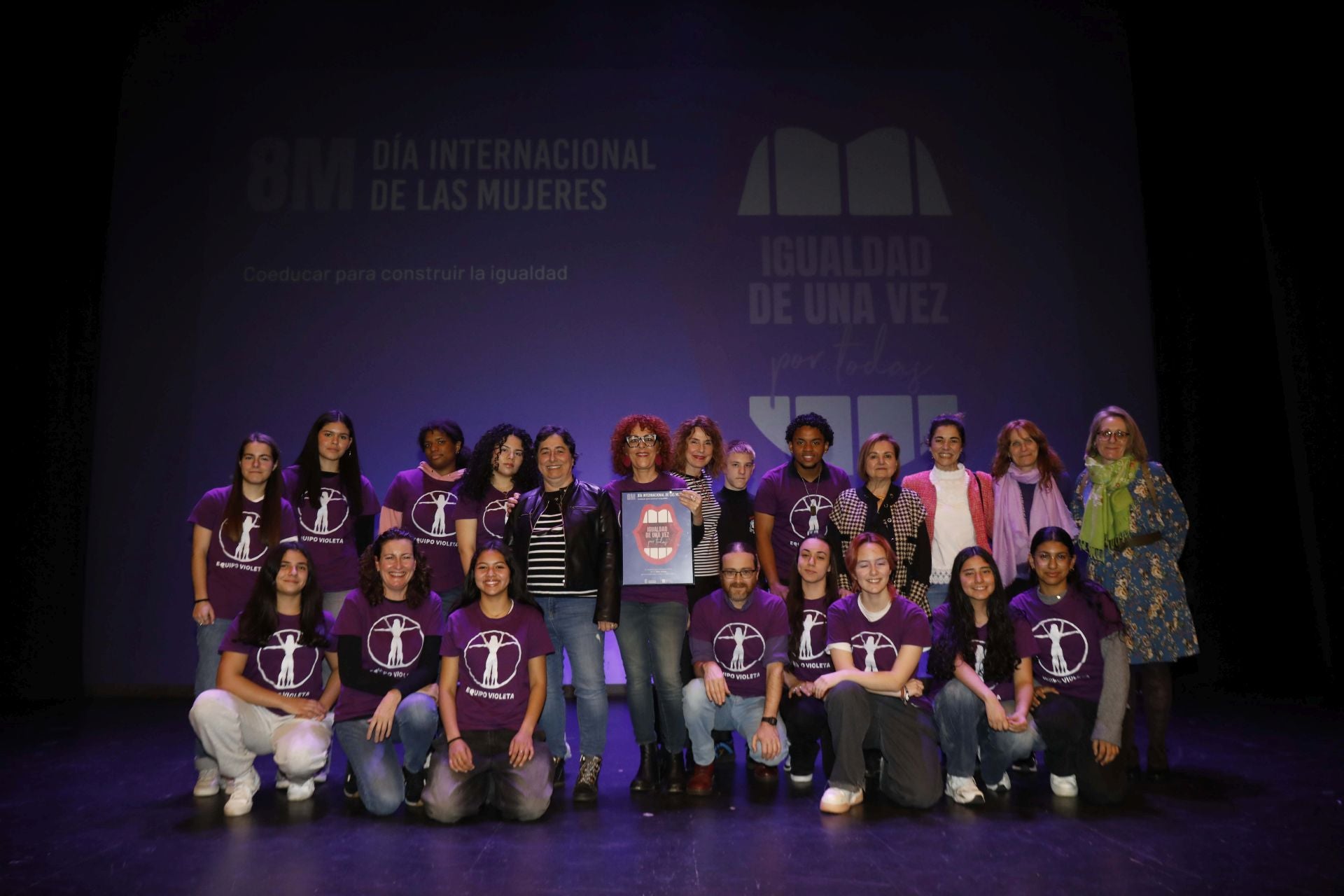 En imágenes: el acto institucional del 8M en Asturias