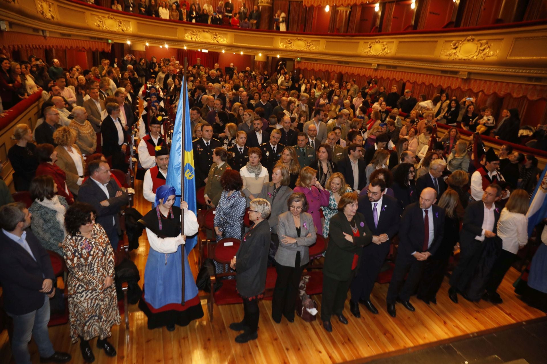 En imágenes: el acto institucional del 8M en Asturias