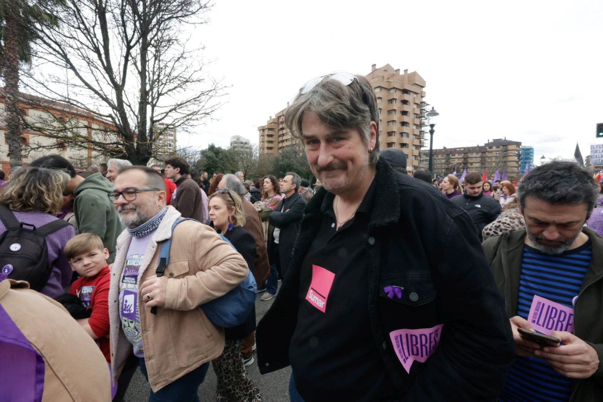 Asturias «respira lucha»: las fotos de la manifestación del 8M en Gijón
