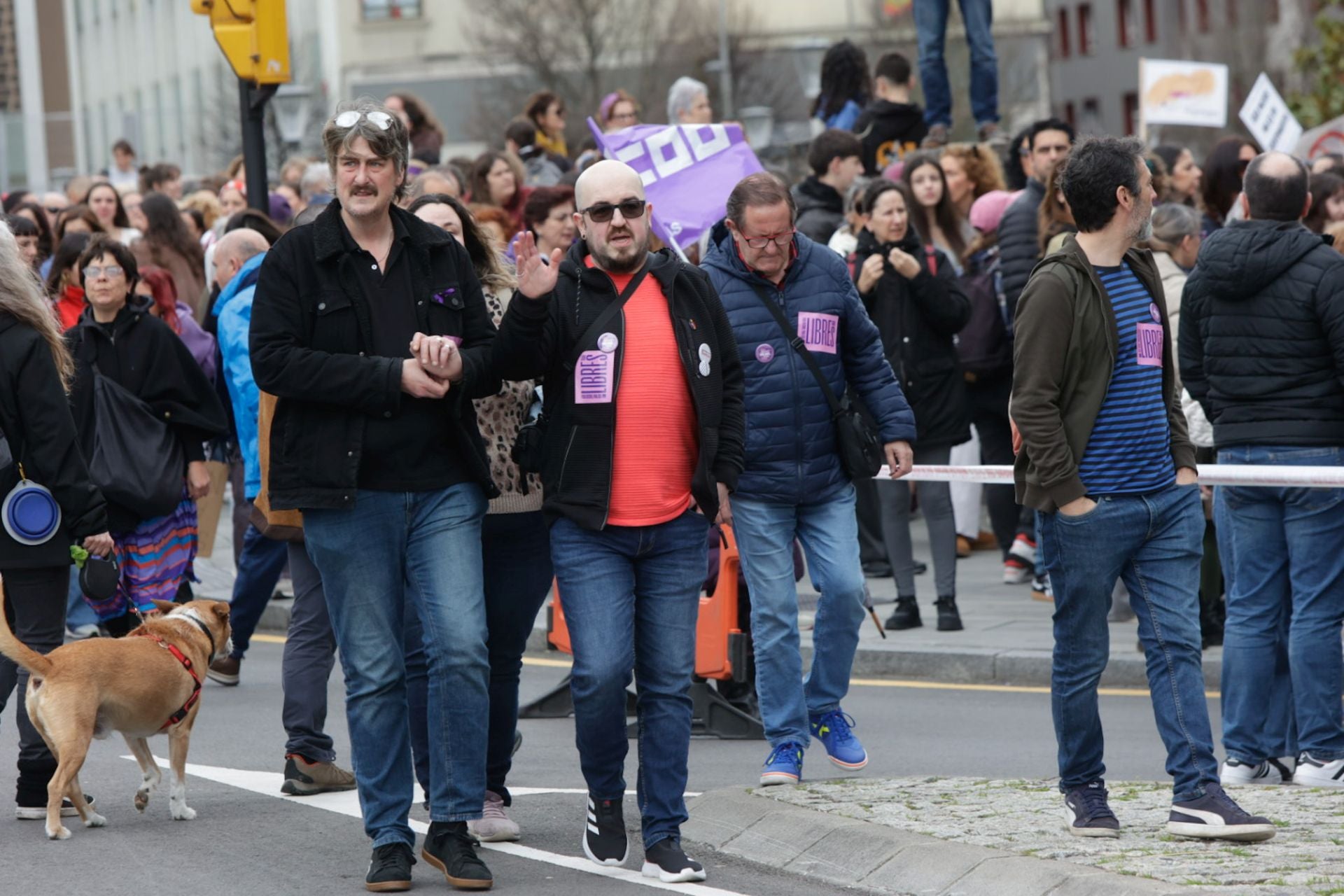 Asturias «respira lucha»: las fotos de la manifestación del 8M en Gijón
