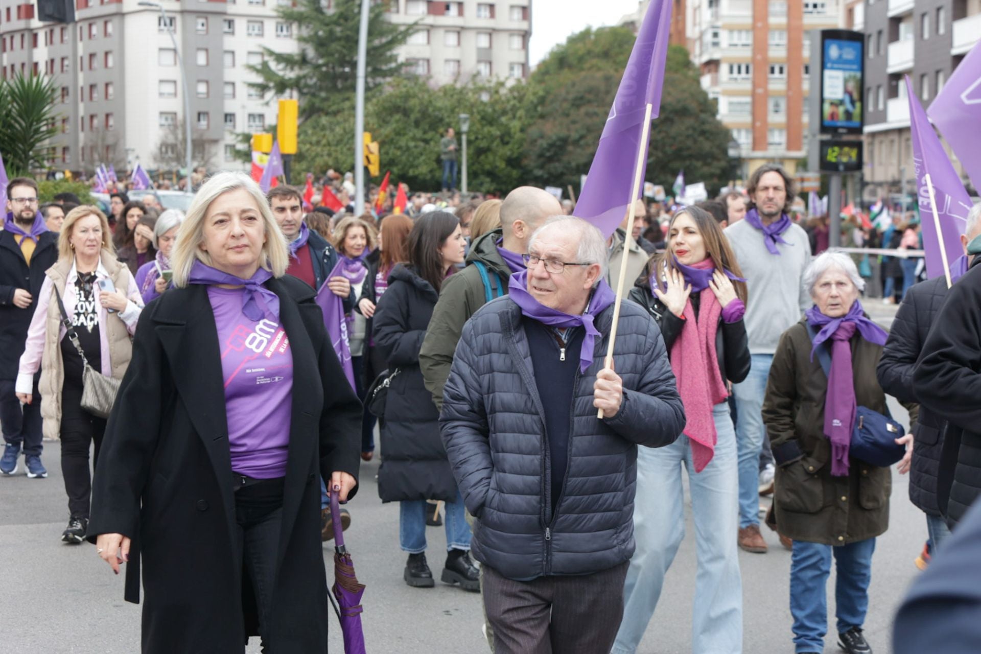 Asturias «respira lucha»: las fotos de la manifestación del 8M en Gijón
