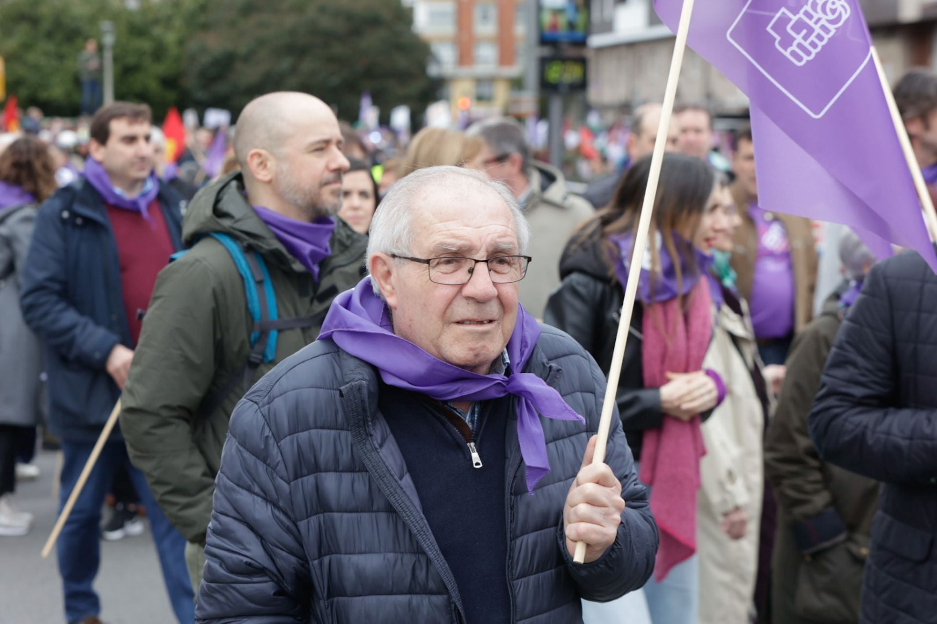Asturias «respira lucha»: las fotos de la manifestación del 8M en Gijón