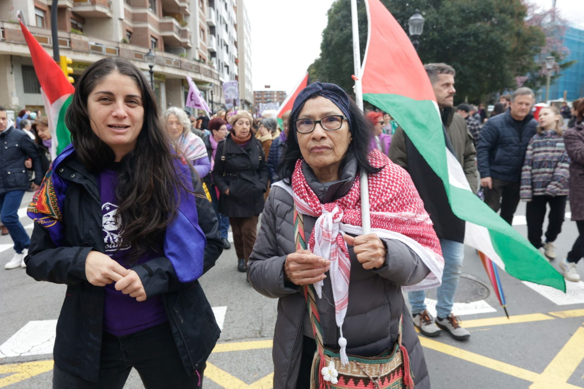 Asturias «respira lucha»: las fotos de la manifestación del 8M en Gijón