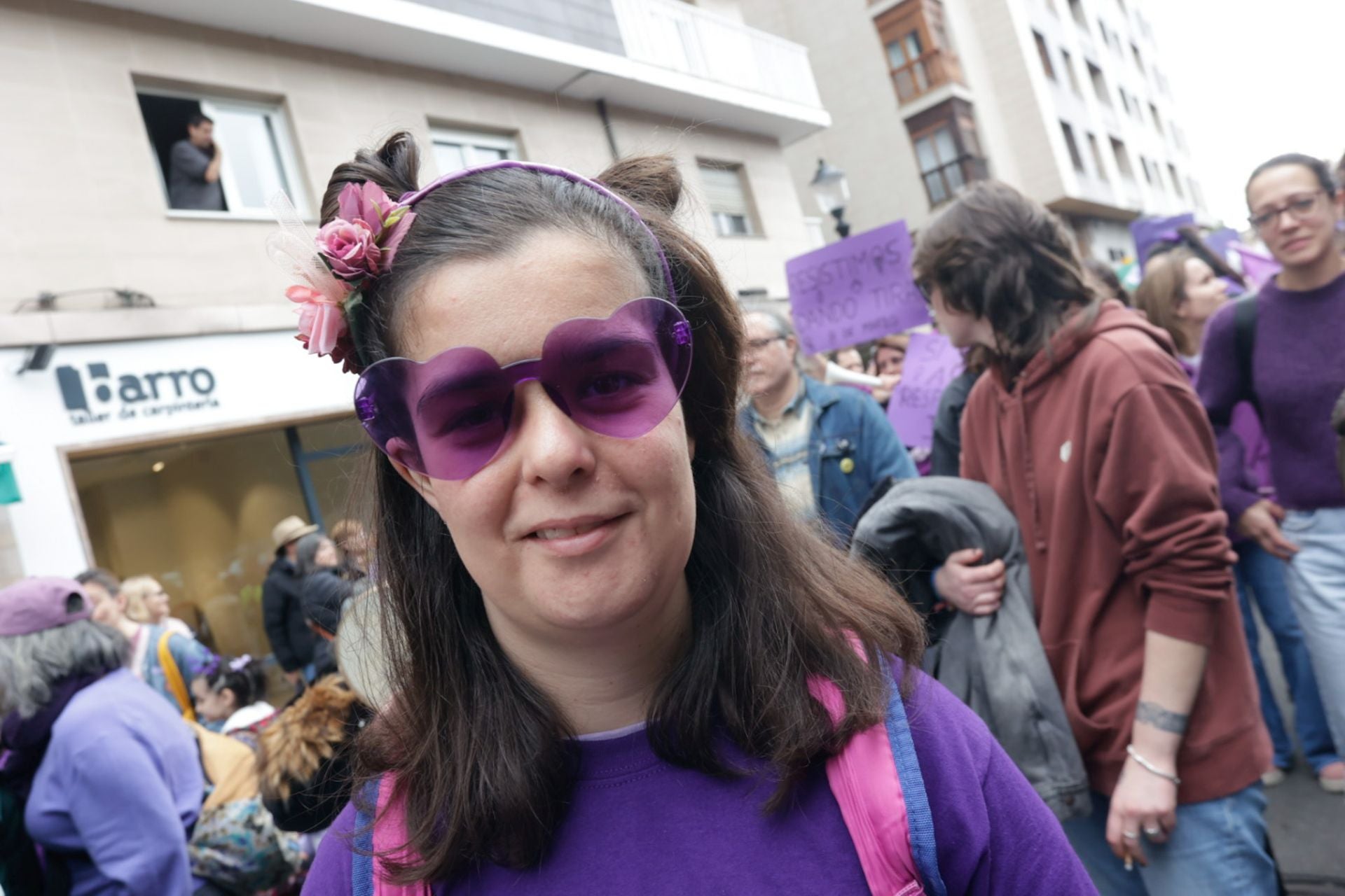 Asturias «respira lucha»: las fotos de la manifestación del 8M en Gijón