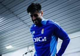 David Costas durante su sesión de entrenamiento.