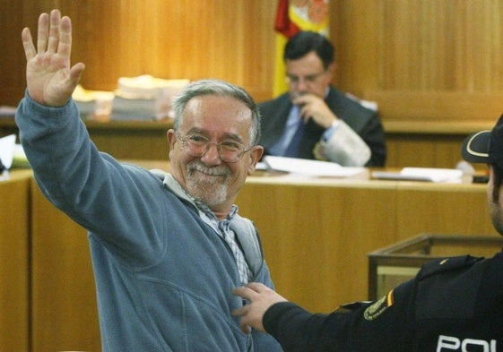 Manuel Pérez Martínez, alias 'Camarada Arenas', durante un juicio.