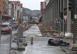 Las obras del nuevo intercambiador de la avenida de Los Telares llevan en marcha desde febrero.