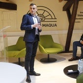Fernando Rodríguez, durante su intervención en las 'Jornadas I+D: Entornos para innovar' en Espacio Maqua.
