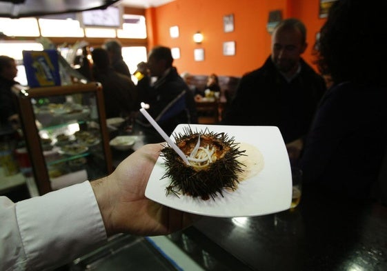 Uno de los pinchos del concurso del Bajo Nalón